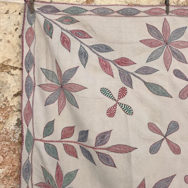 Cotton Antique Kantha N. 31 - Image 2