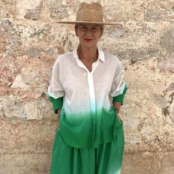 Mii Greta Shirt Dip Dyed - Image 7