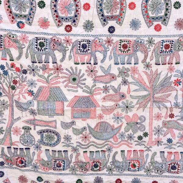 Gujarat Bedspread 01 - Image 2