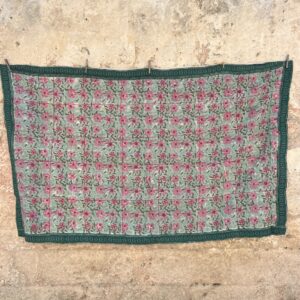 Pink Flowers with Green Boarder Rallie