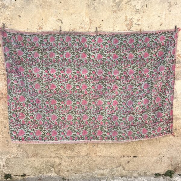 Pink Flowers with Red Boarder Rallie