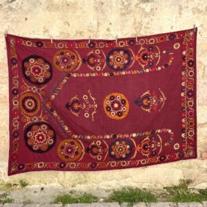 Antique Afghani Silk Thread Suzani N. 1